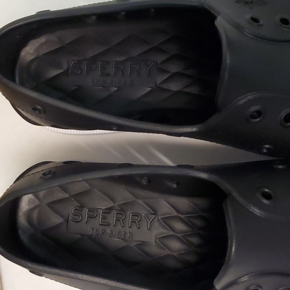 Sperry Men's Authentic Original Float Slip-Ons shoes loafers black - Picture 10 of 10